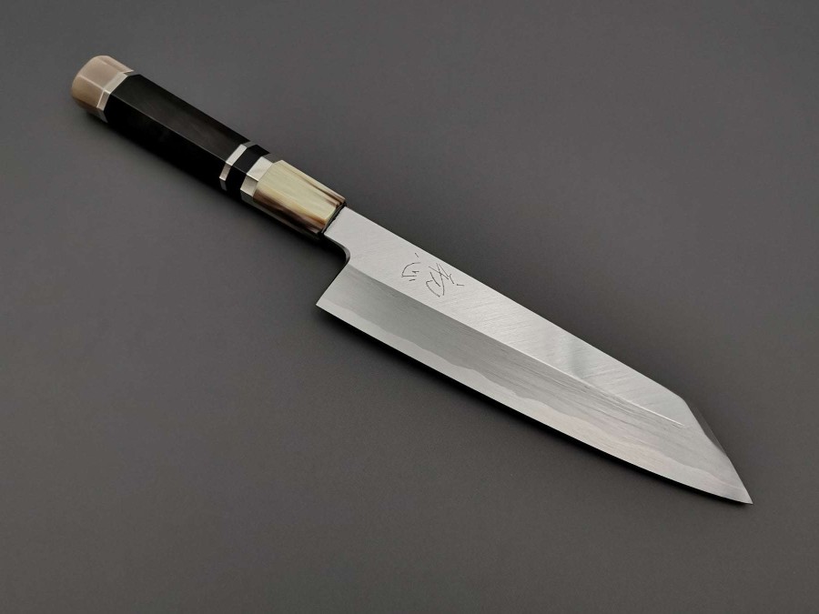 Knives * | Best Sale Custom Hatsukokoro Shirasagi White #2 Kiritsuke Gyuto 210Mm