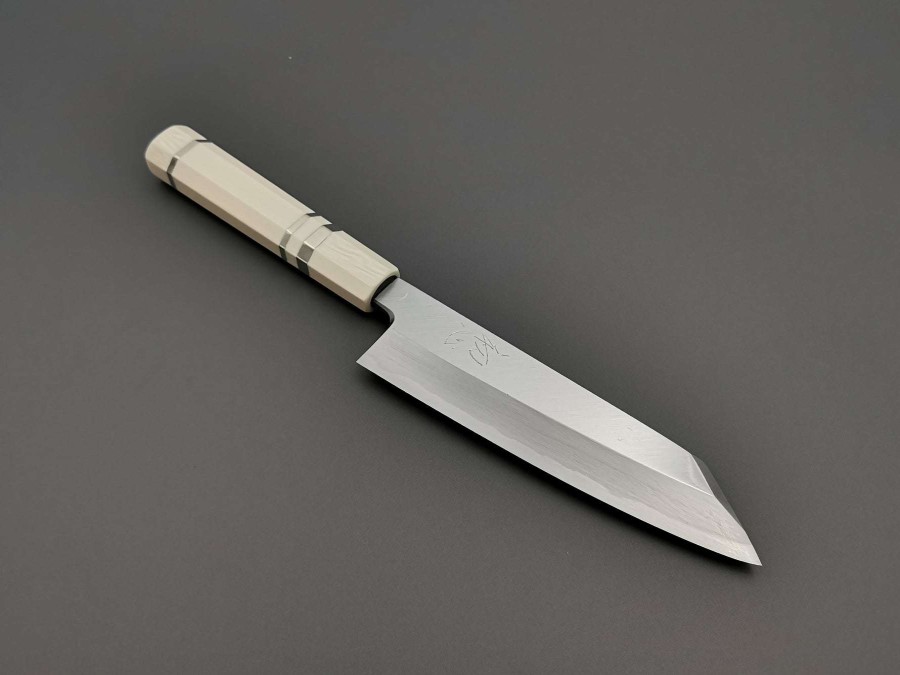 Knives * | Top Sellers Custom Hatsukokoro Shirasagi White #2 Kiritsuke Gyuto 180Mm