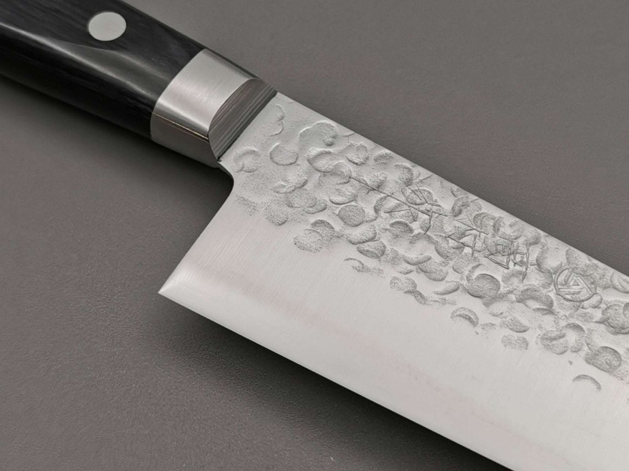 Knives * | Sale Online Takamura Hamono Vg10 Tsuchime Gyuto 210Mm