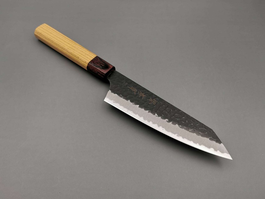 Knives * | Fashionable Sakai Takayuki Aogami Super Blue Kengata Santoku