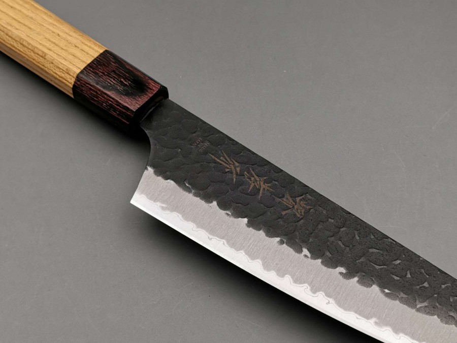 Knives * | Fashionable Sakai Takayuki Aogami Super Blue Kengata Santoku