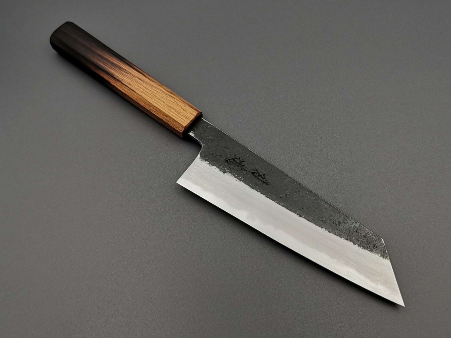 Knives * | Low Price Hado Sumi Bunka With Burnt Oak Handle