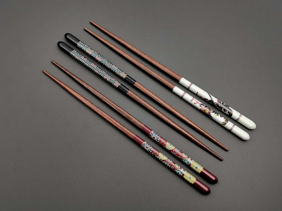 Houseware * | Closeout Sale Seikou Kutani Wakasa Lacquer Chopsticks