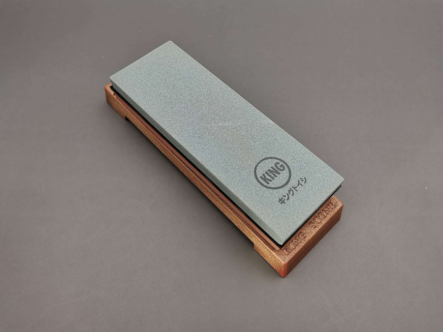 Accessories * | Lower Prices King Dual Sided Sharpening Stone 220/1000