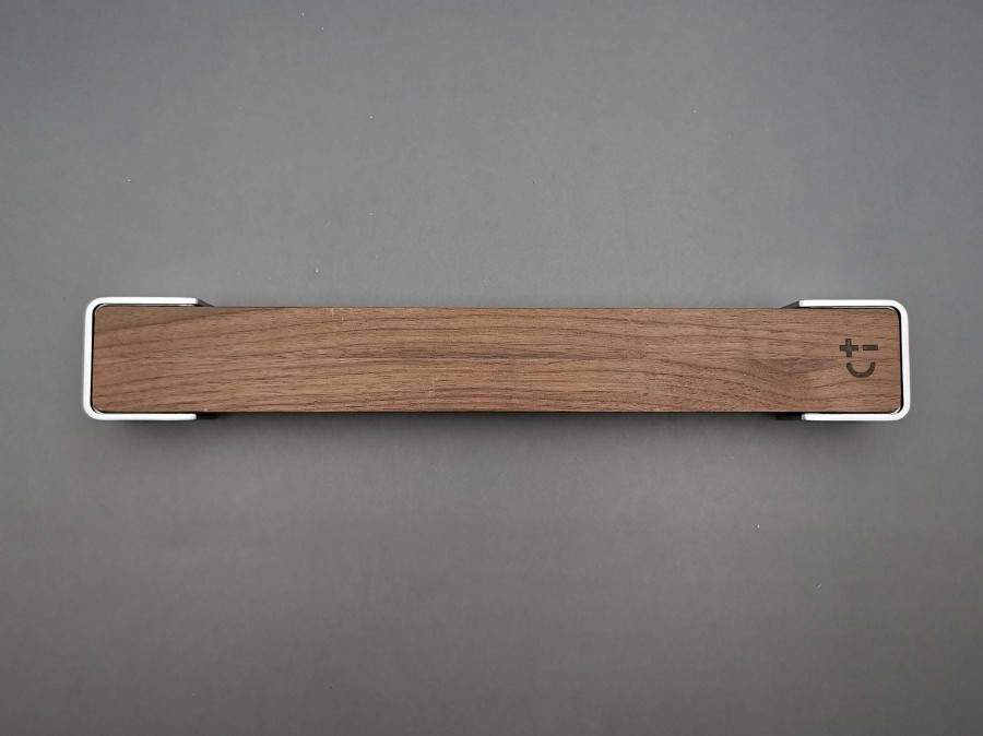 Accessories * | Online Walnut And Zinc Knife Rack