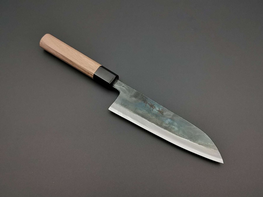 Knives * | Online Sakai Takayuki Blue #2 Kurouchi Santoku