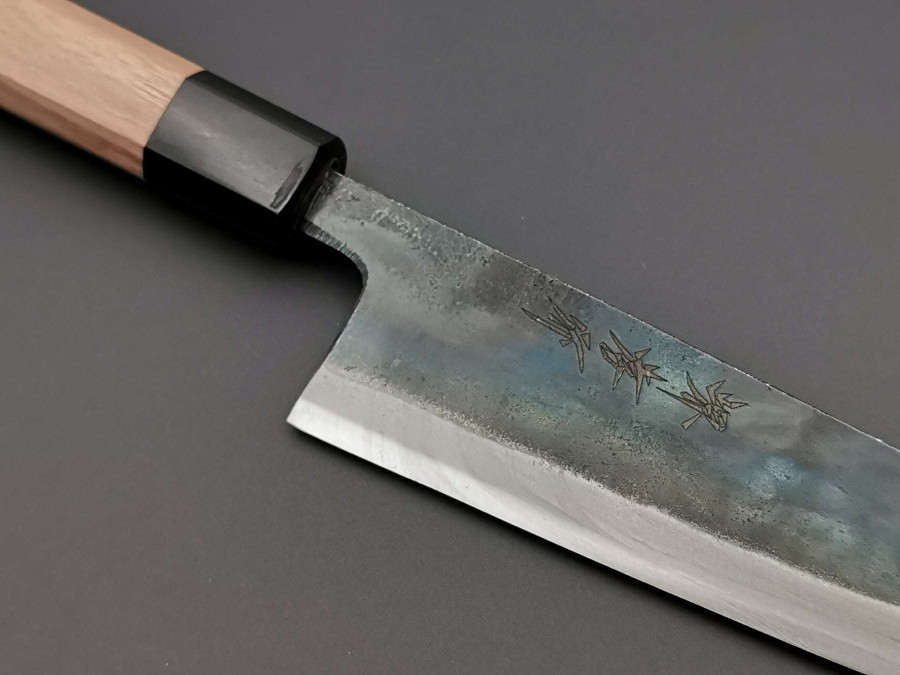 Knives * | Online Sakai Takayuki Blue #2 Kurouchi Santoku