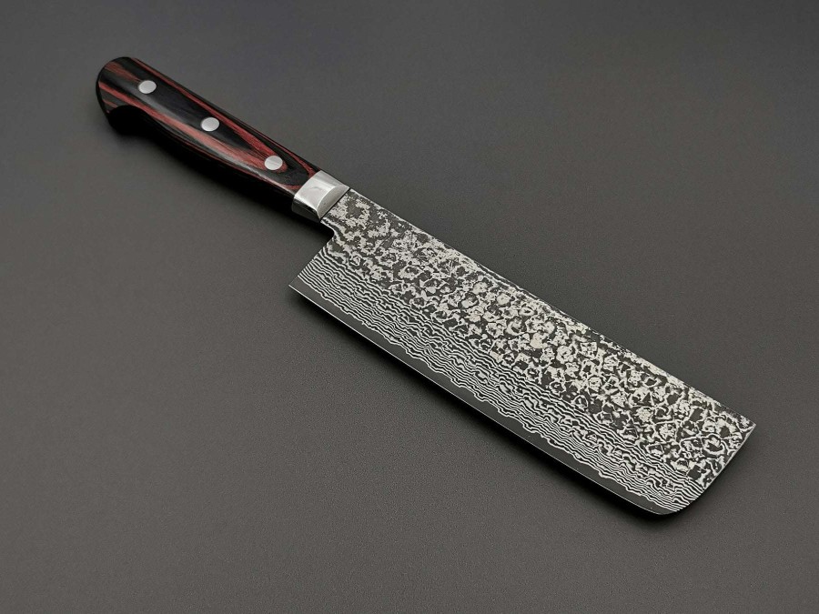 Knives * | Discount Store Yoshimi Kato Vg10 Damascus Nakiri