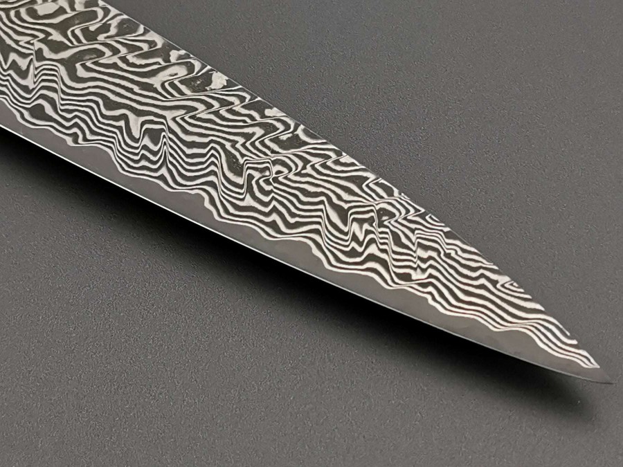 Knives * | Hot Selling Yoshimi Kato Sg2 Damascus Sujihiki 270Mm