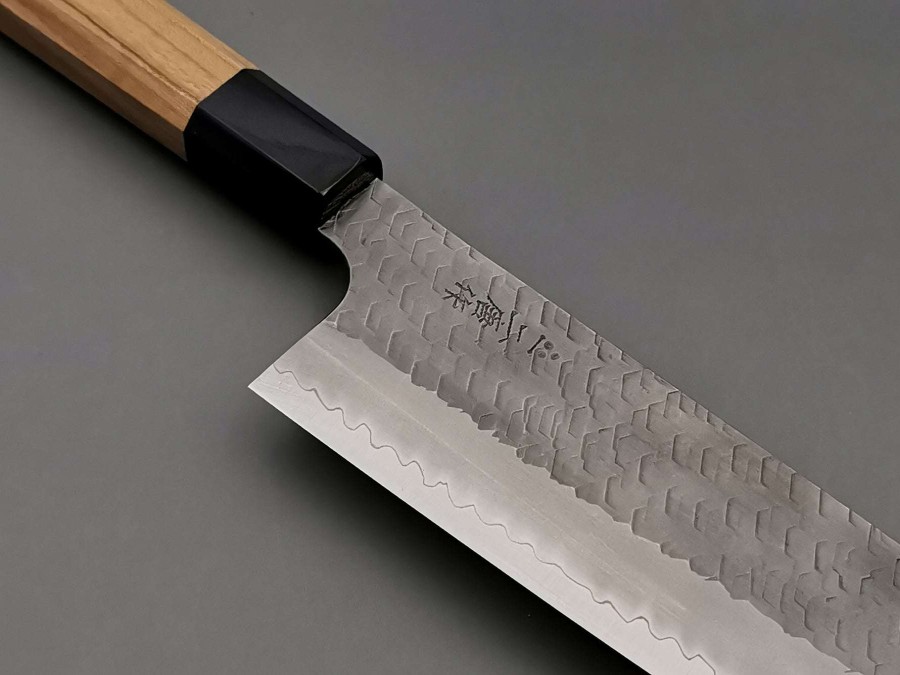 Knives * | Lower Prices Nigara Hamono Sg2 Matt Migaki Tsuchime Kiritsuke Nakiri