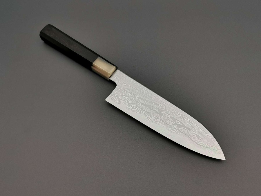 Knives * | Online Discount Satoshi Nakagawa X Myojin Naohito Blue #1 Santoku