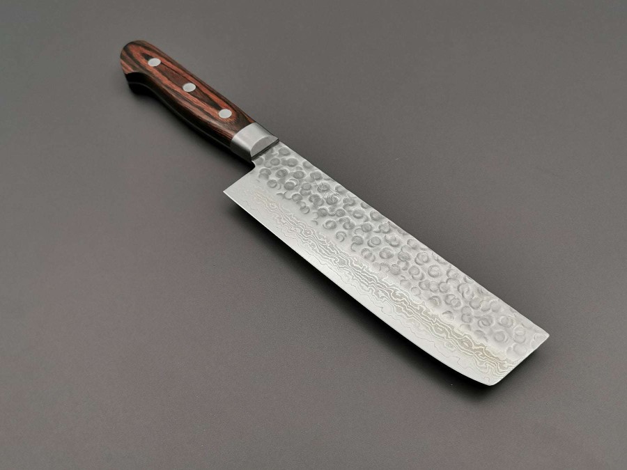 Knives * | Top Selling Tsunehisa Vg10 Tsuchime Nakiri