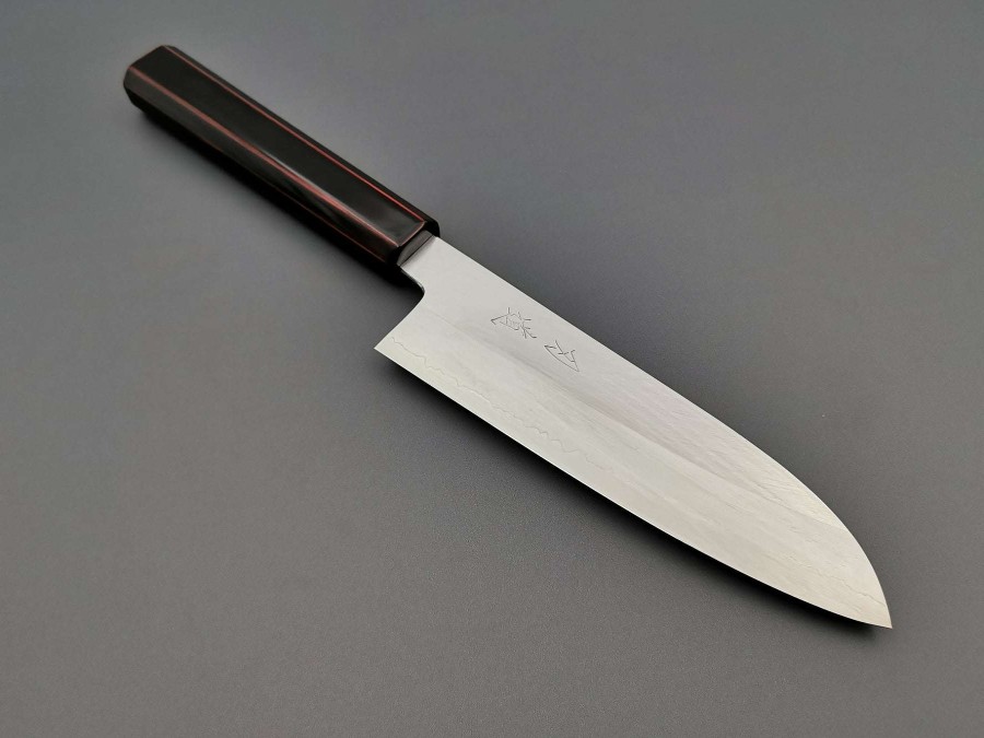 Knives * | Sale Online Hado Ginsan Urushi Santoku