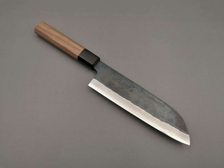 Knives * | Closeout Sale Yoshida Hamono Zdp-189 Kurouchi Santoku