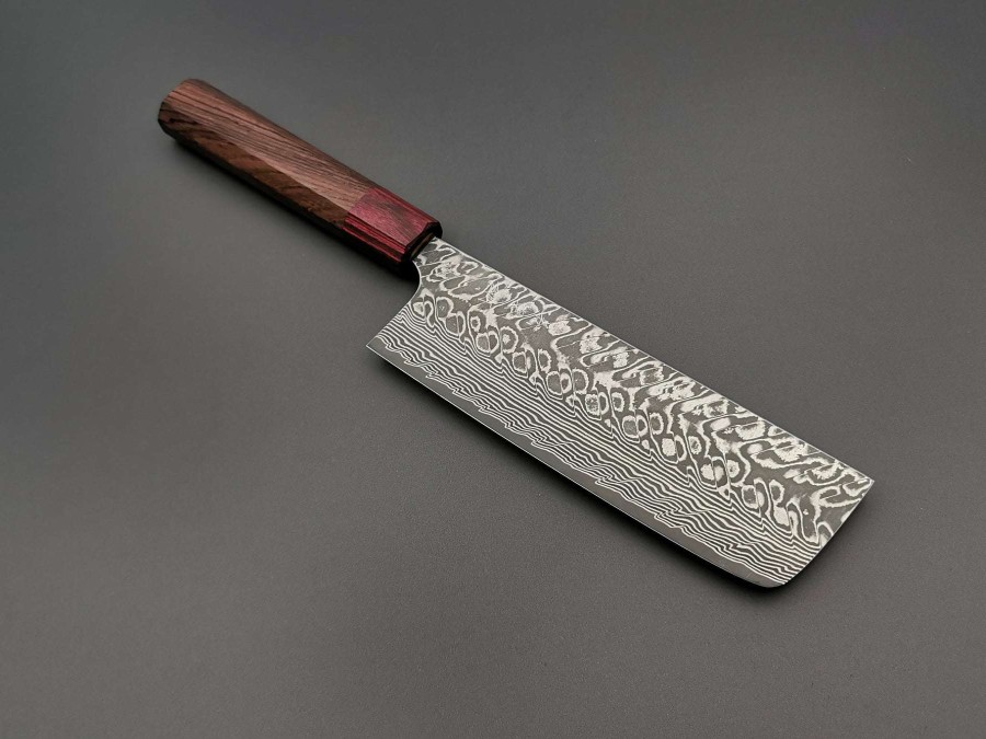 Knives * | Less Expensive Yoshimi Kato Sg2 Damascus Nakiri