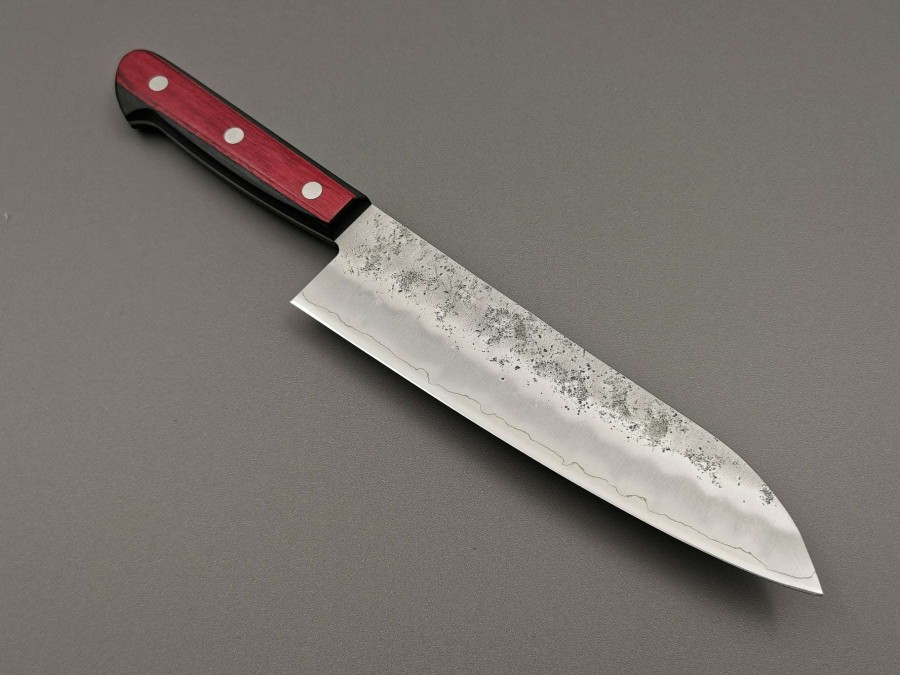 Knives * | Discount Store Tsunehisa Ginsan Nashiji Santoku