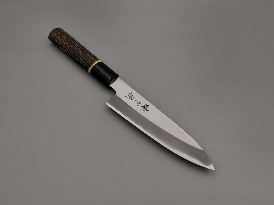 Knives * | Sale Online Mutsumi Hinoura Blue #2 Migaki Petty 135Mm