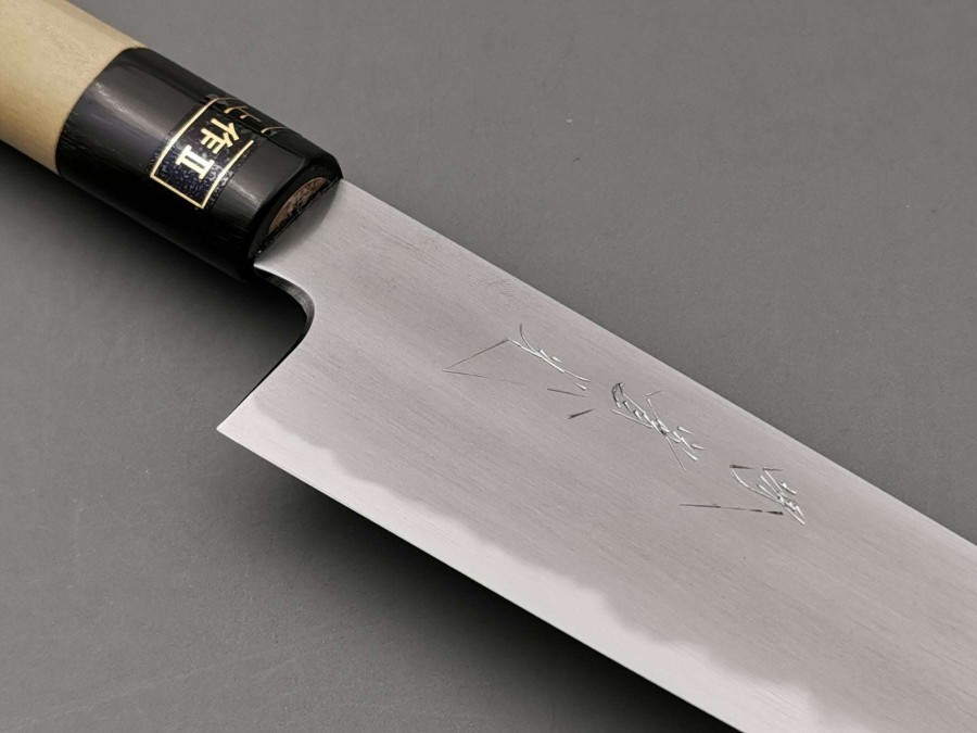 Knives * | Hot Selling Jikko Knives White #2 Santoku