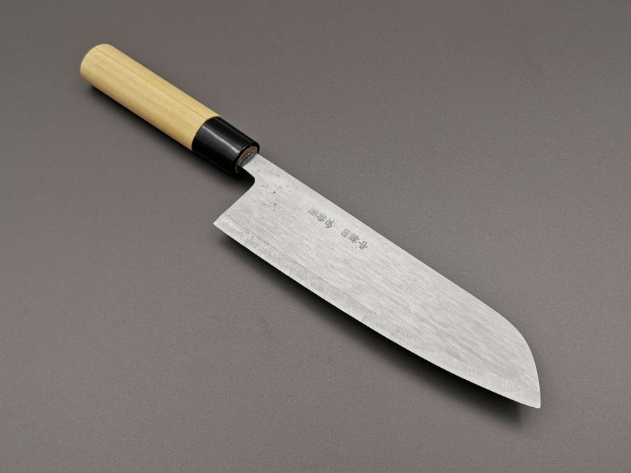 Knives * | Lower Prices Michio Ishikawa White #2 Single Bevel Santoku