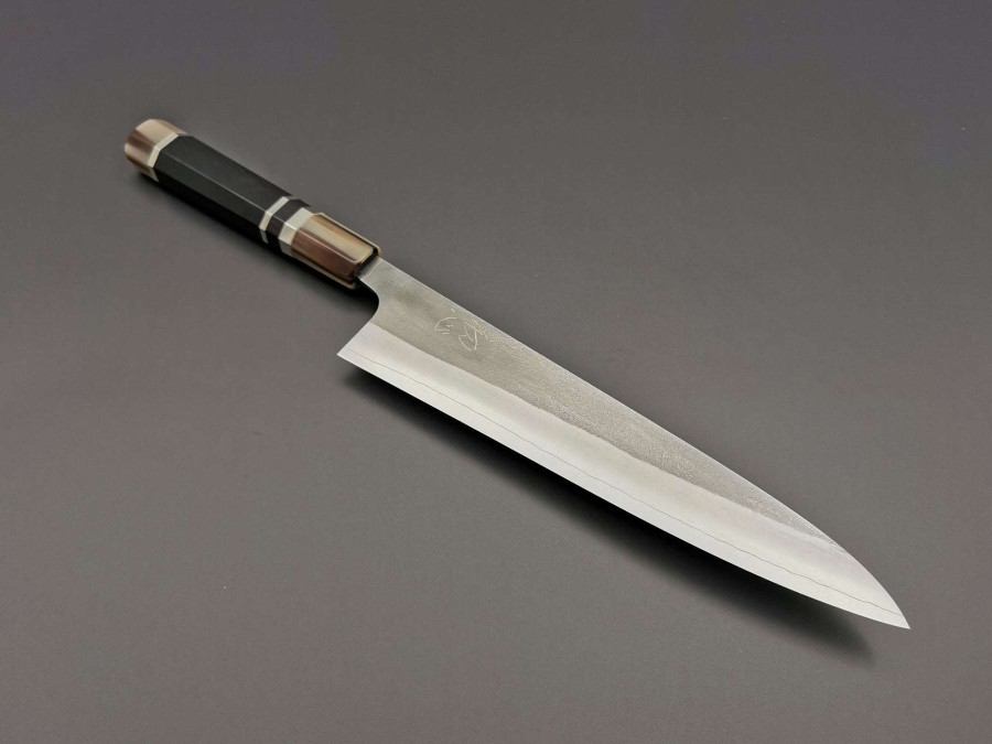 Knives * | Special Style Yoshikane Hamono Skd Gyuto 240Mm With Ebony Handle