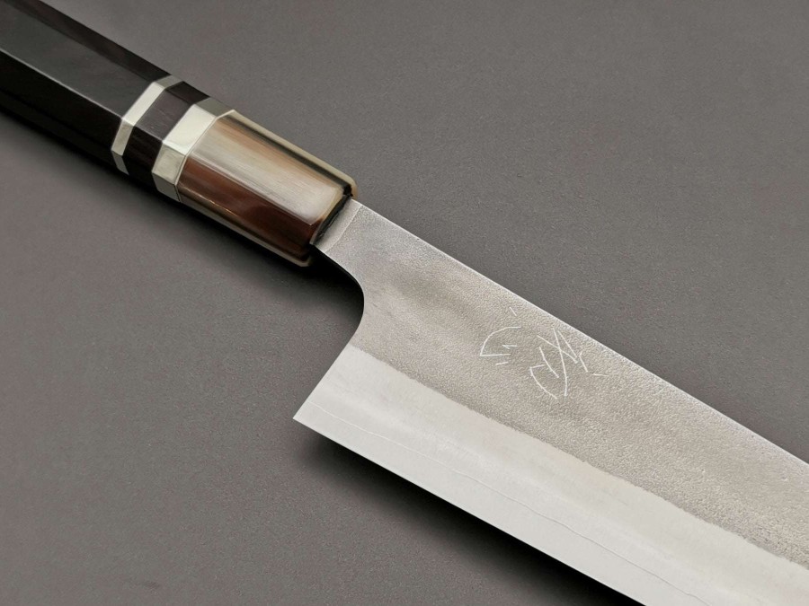 Knives * | Special Style Yoshikane Hamono Skd Gyuto 240Mm With Ebony Handle