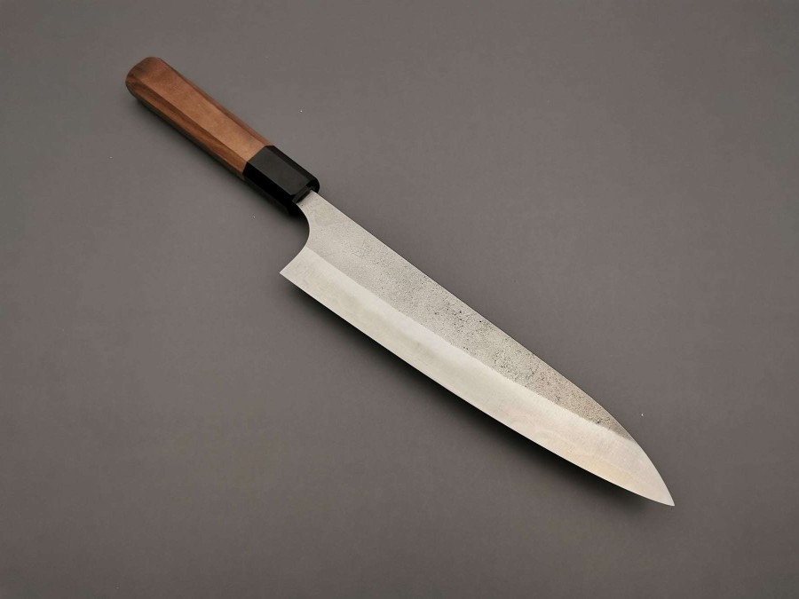 Knives * | Outlet Sale Yoshimi Kato As Nashiji Gyuto 210Mm