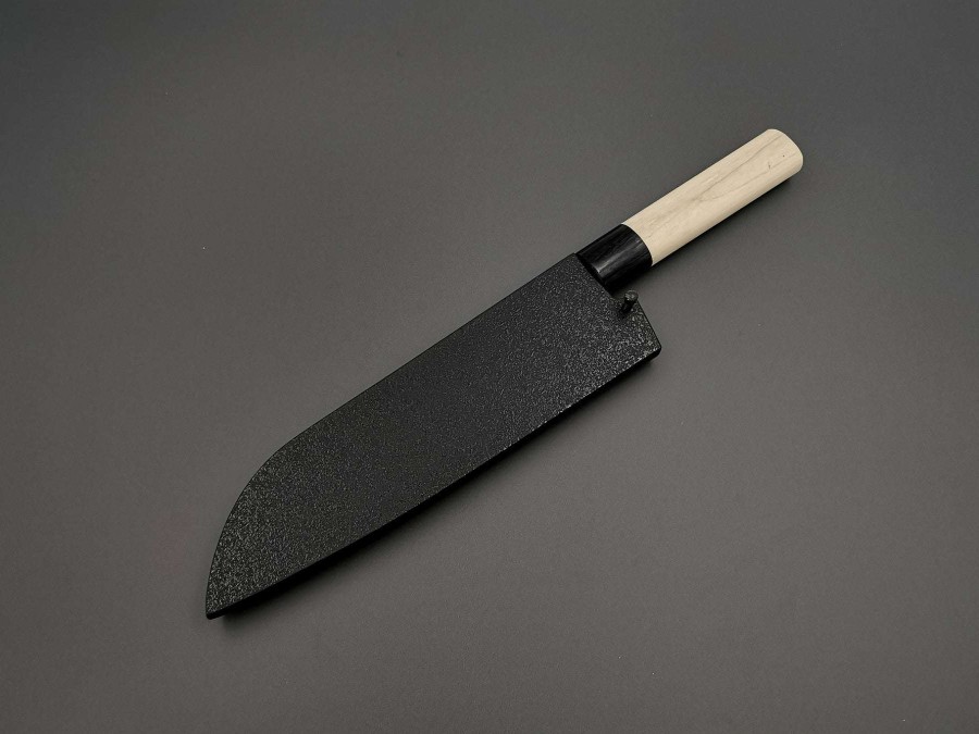 Accessories * | Fashionable Black Sand Saya Santoku