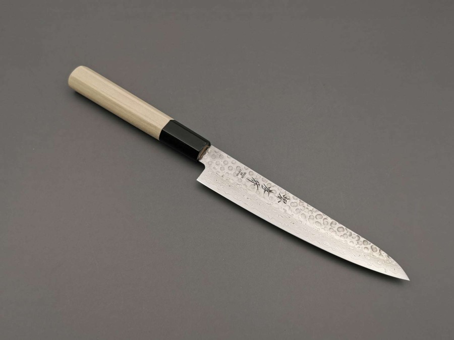 Knives * | Hot Selling Sakai Takayuki 45 Layer Damascus Petty 150Mm