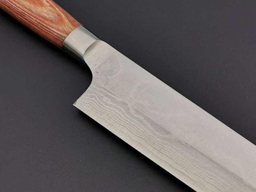 Knives * | Top Selling Katsuyasu Kamo Vg10 Damascus Sujihiki 270Mm