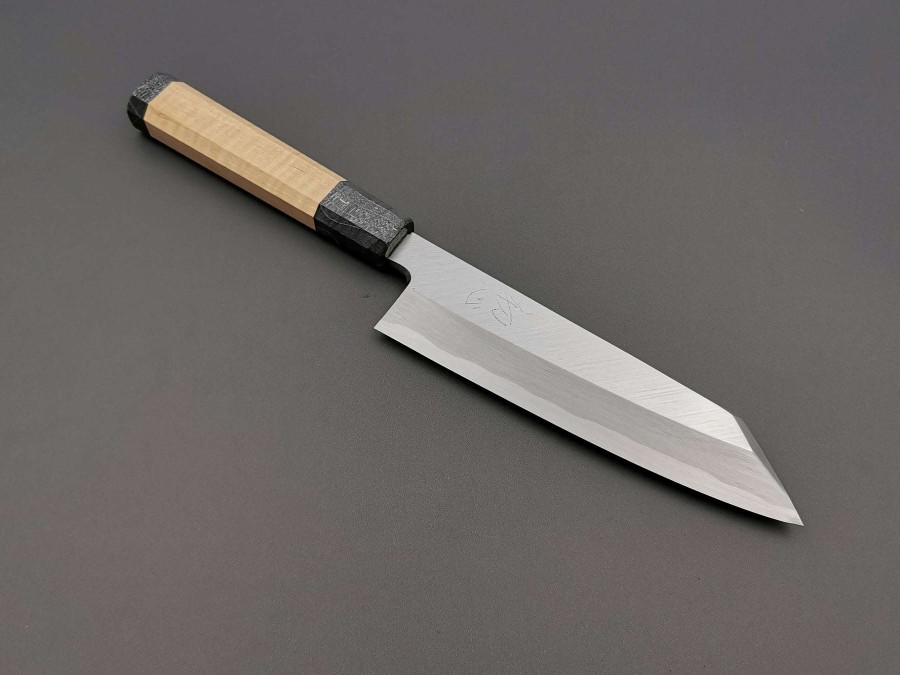 Knives * | Special Style Hatsukokoro Shirasagi White #2 Kiritsuke Gyuto 180Mm