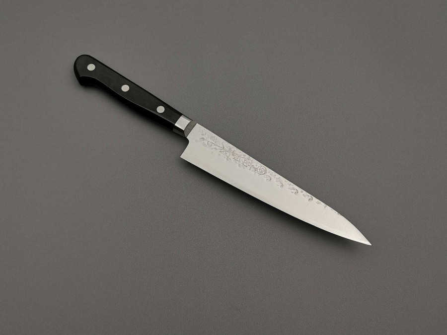 Knives * | Closeout Sale Takamura Hamono Vg10 Tsuchime Petty 150Mm