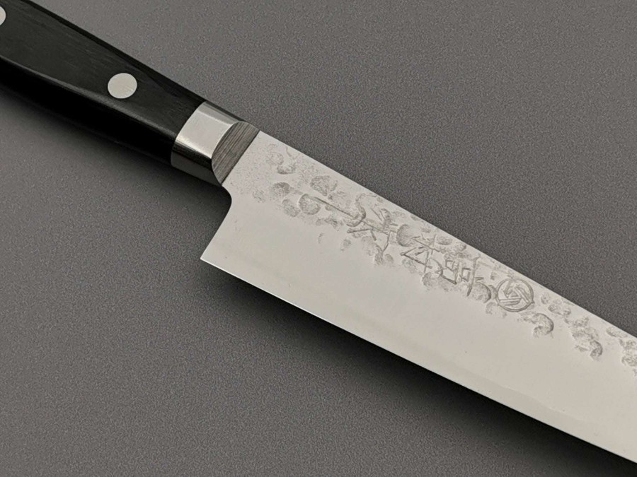 Knives * | Closeout Sale Takamura Hamono Vg10 Tsuchime Petty 150Mm