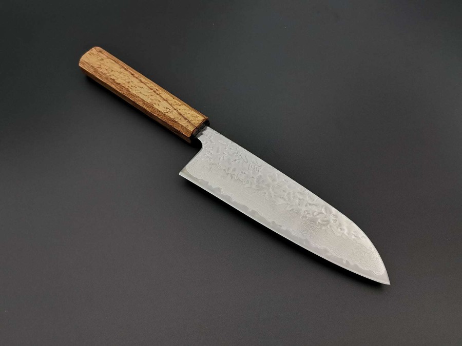 Knives * | Lower Prices Tsunehisa Aus10 Tsuchime Santoku