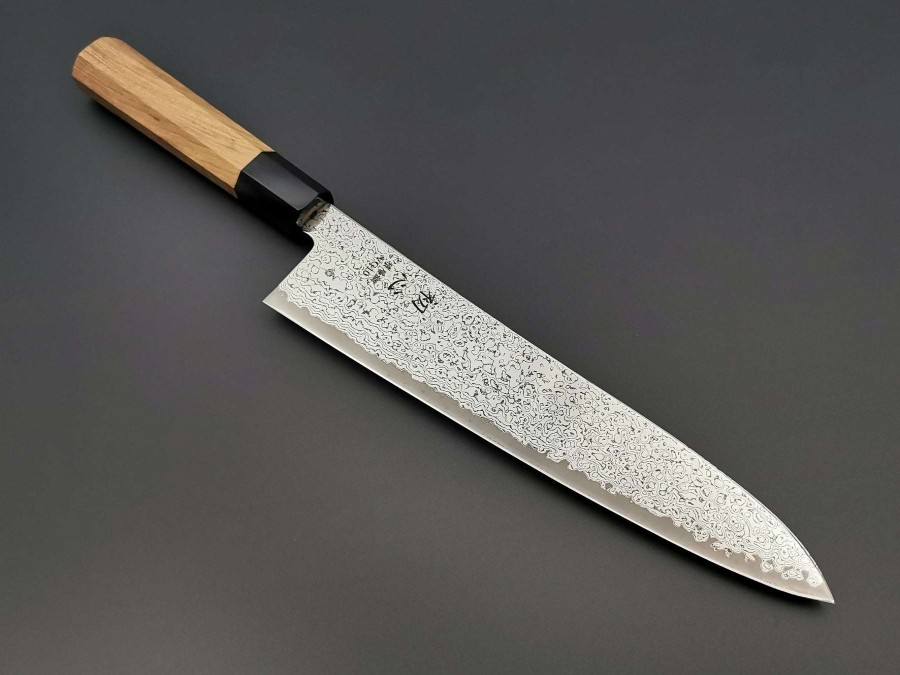 Knives * | Online Hatsukokoro Sunaarashi Vg10 Gyuto 240Mm