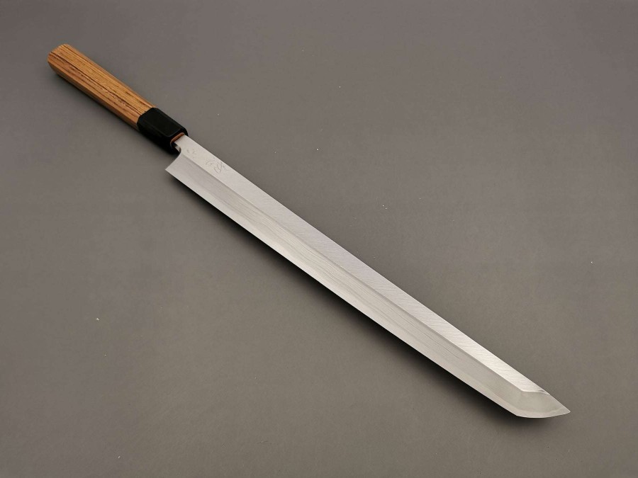 Knives * | Online Discount Hatsukokoro Shirasagi White #2 Sakimaru Yanagiba 330Mm