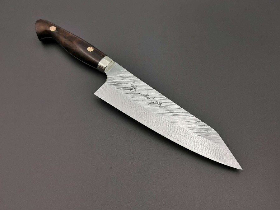 Knives * | Online Discount Yu Kurosaki Fujin Sg2 Santoku With Ironwood Handle